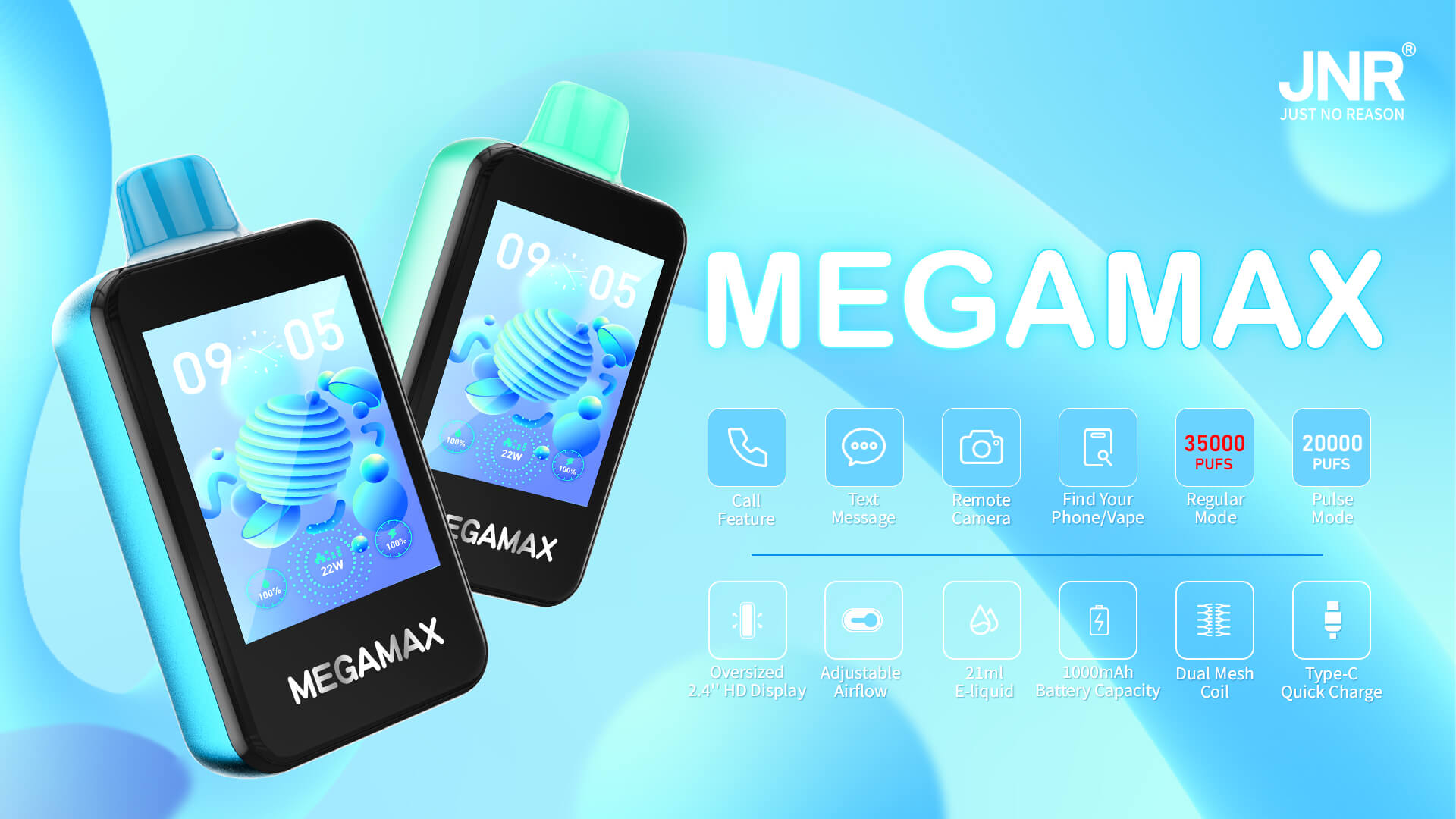 JNR MegaMax 35000 puffs